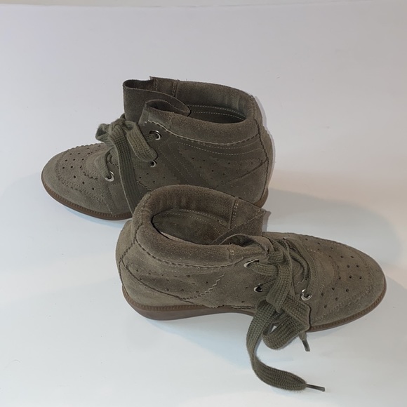 Isabel Marant Lace Up Suede Boots - Picture 1 of 7